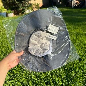 Brand New Light Grey Summer Sun Hat Wide Brim Outdoor UV Protection